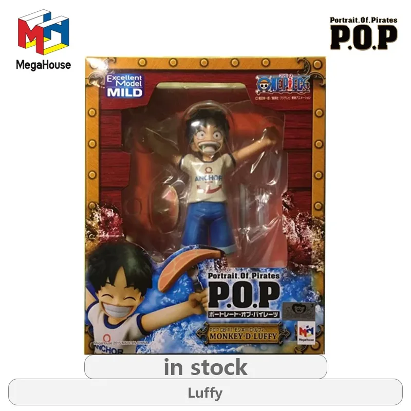 Megahouse Portrait Original. Parates série d'enfance Sanji \ Frankie \ Nami \ Robin \ Zoro \ Luffy pas figurine mobile Statue modèle jouets