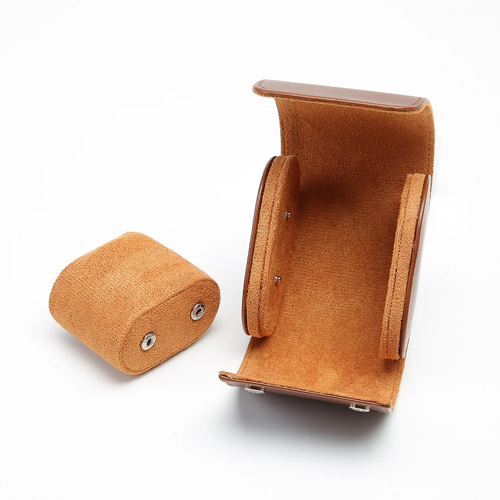1/2/3-Slot Uhr Rolle Reise Fall Tragbare Vintage Leder Uhr Vitrine Lagerung Box Uhr Organisatoren männer Weihnachten Geschenk – Detail 18