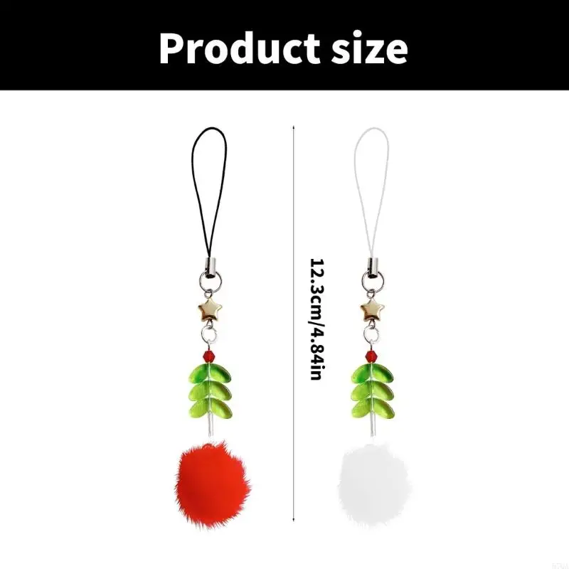 57QA Easy Installation Keychain mit einem einzigartigen Weihnachtsbaumdesign -Telefonanhänger für kommerzielle Displays – Detail 6