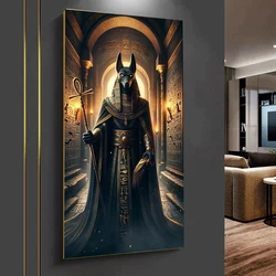 The Egyptian Black Anubis Gods Diy Large Diamond Painting New 2025 Full Square Round Mythical Diamond Mosaic Cross Stitch Kits