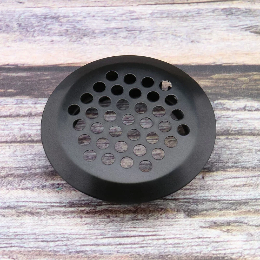 12pcs Round Ventilation Grilles Dia. 35mm Air Vent Louver Hole Soffit Mesh Hole Plug Decoration Cover For Home Cabinet Air Duct