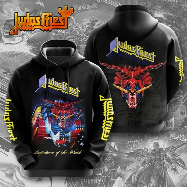 Rock Judas Priest Band 3d принт графические толстовки для мужчин и женщин модная толстовка с капюшоном большого размера пальто женские толстовки дизайнерская одежда