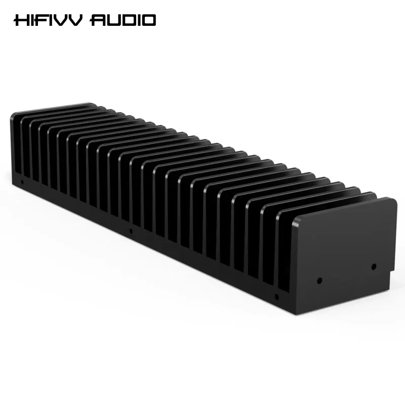 Aluminum Radiator Heatsink Plate For Amplifier Chassis Enclosure Audio Case Heat Sink Cooling 300*50 H67mm H85mm H90mm Radiators