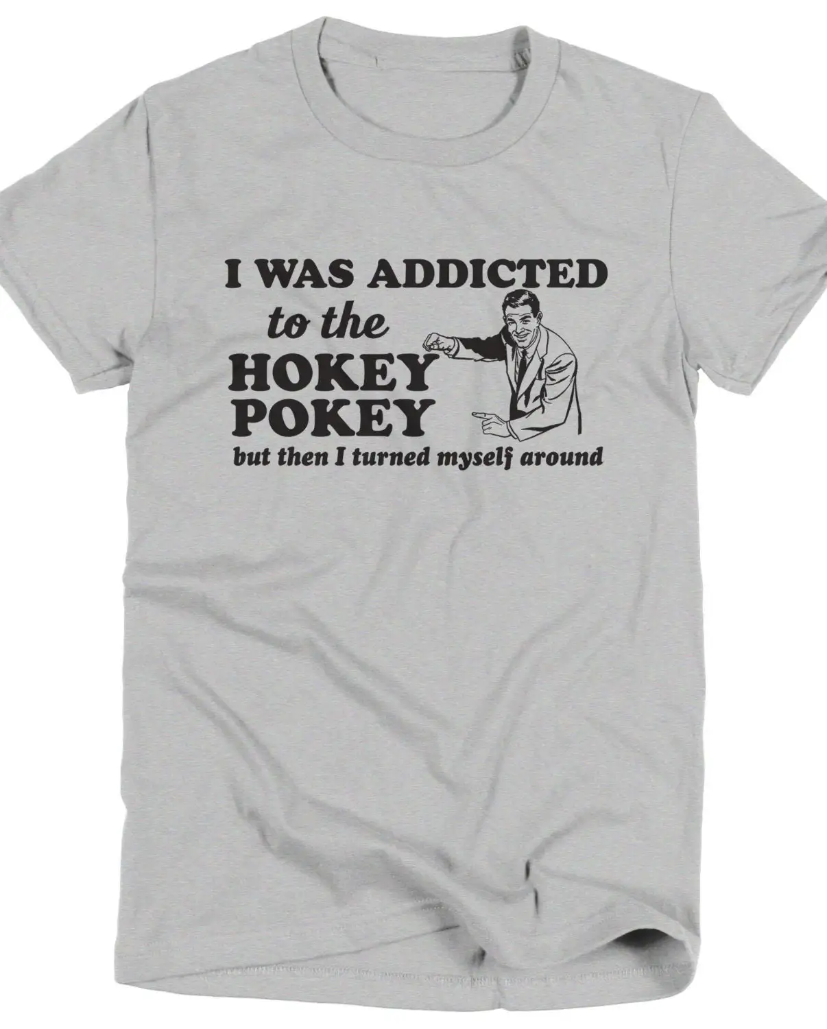 Funny T Shirt Hokey Pokey Ladies Birthday Anniversary Present Geek Nerd Geekery Punny Pun Dancing Dance Joke