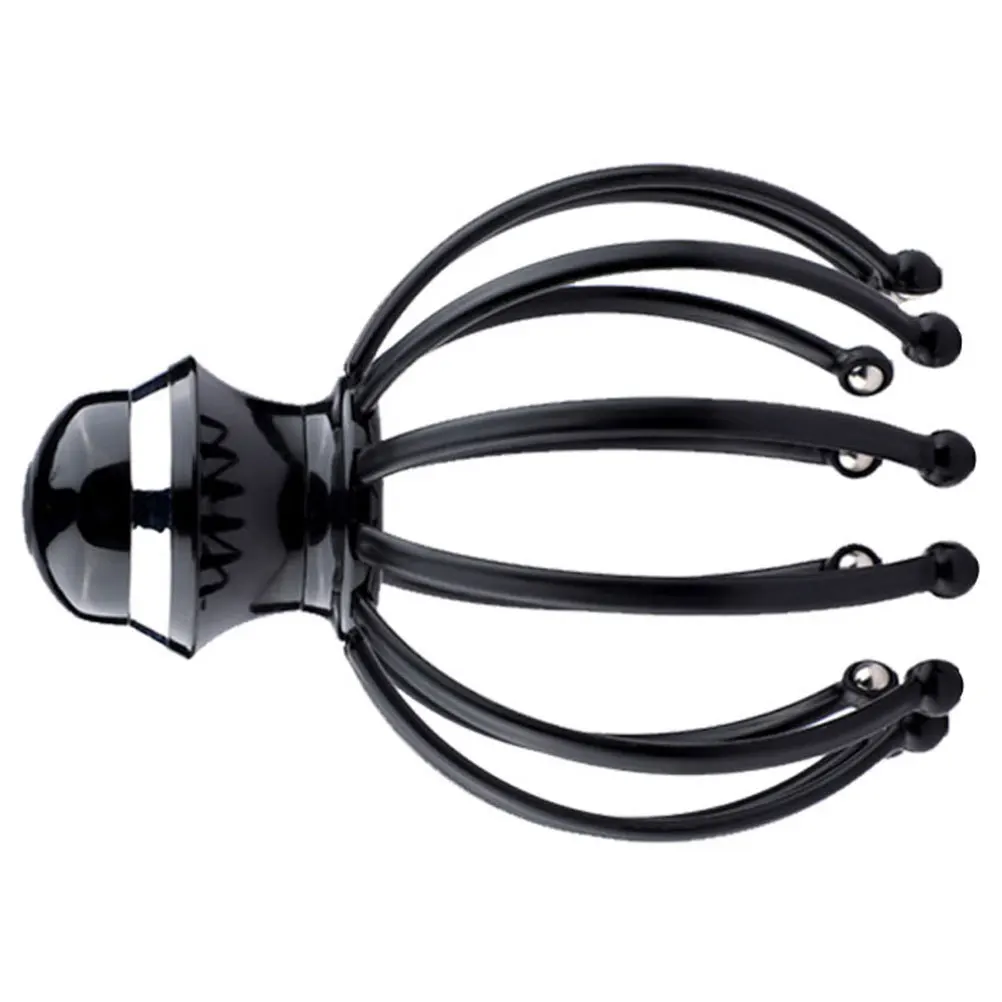 

1 шт., электрический массажер для головы с когтями, черный легкий ручной инструмент для снятия стресса, релаксации, стальной шарик