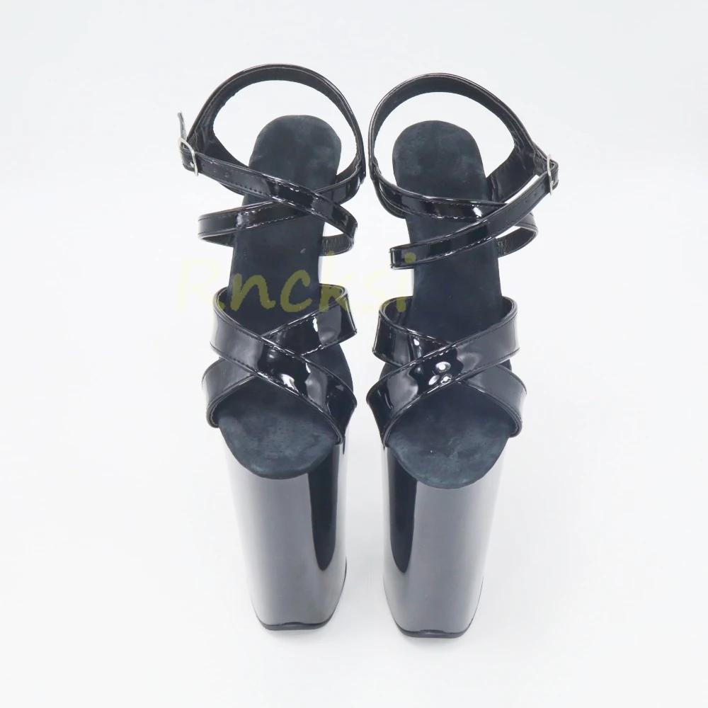 26CM pole dance PU high heels super high heel stripper pole dance shoes New open-toe party stage performance shoes