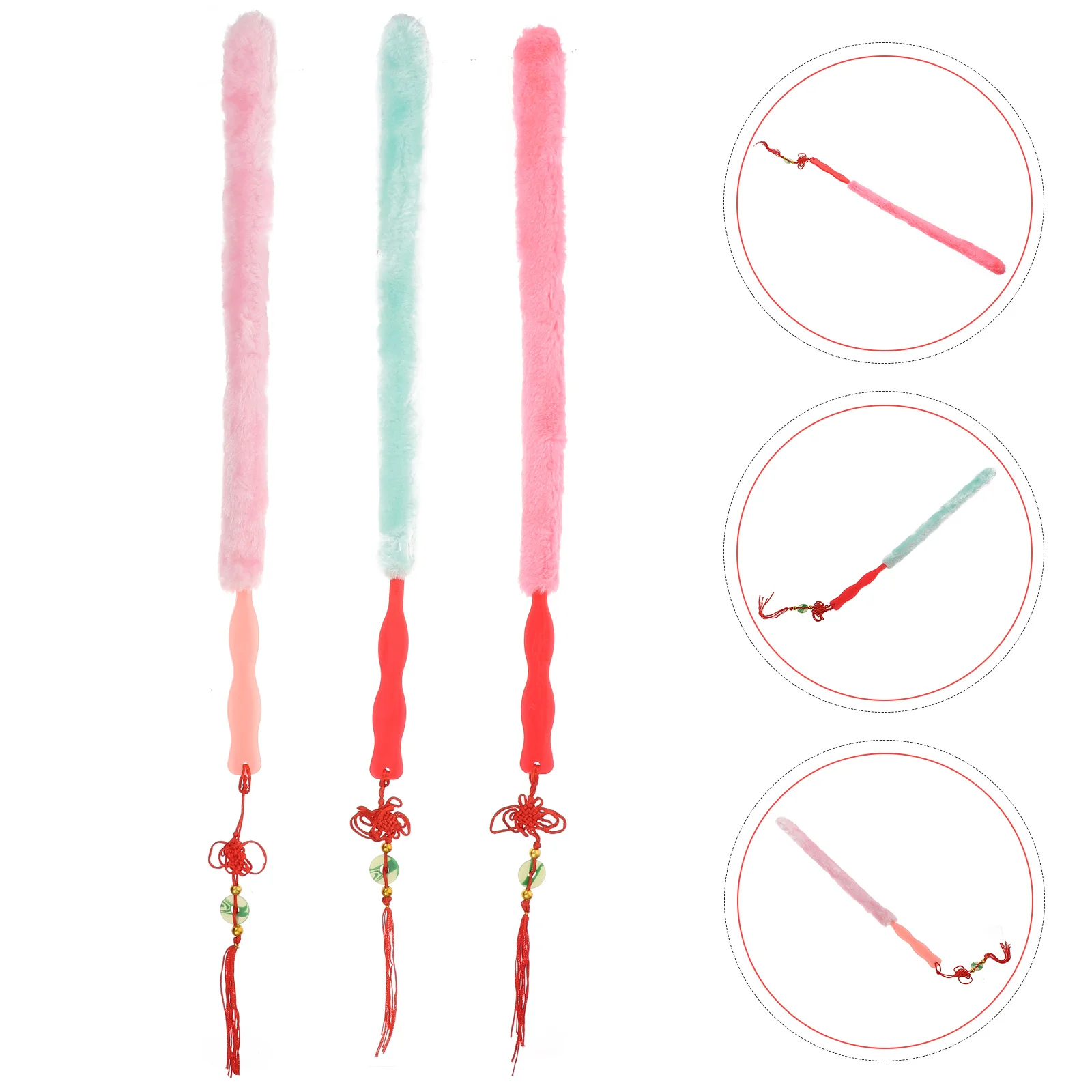 

3 Pcs Cleaning Tools Guzheng Brush Cleaner Hair Instrument Dust Interior Brushes for Musical Instruments Child