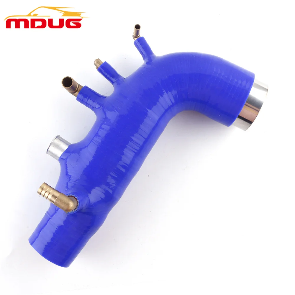 Per il 2008-2014 SUBARU WRX GE GH GR GV EJ25 /Forester XT /Legacy GT EJ25 Silicone Turbo Ingresso Tubo di Aspirazione Tubo