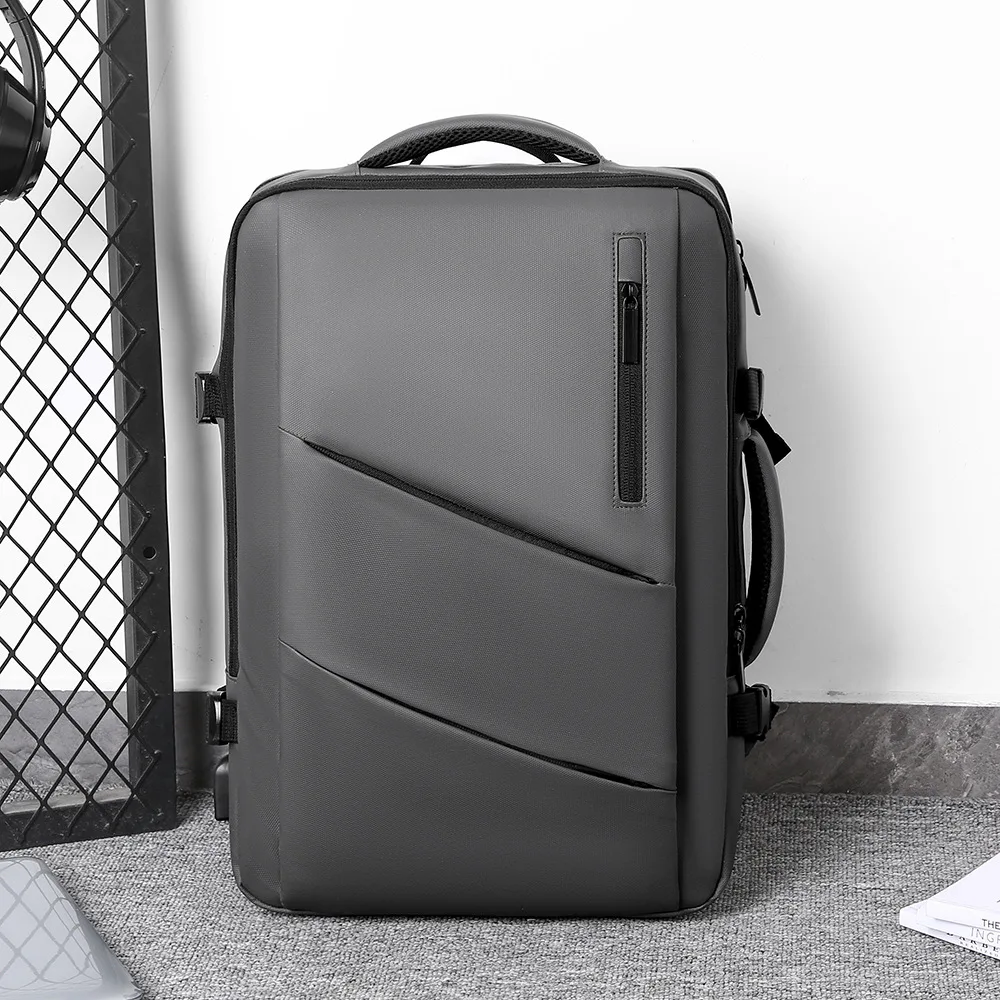 Business Backpack Anti-splashing Backpack Large Capacity USB Computer Bag Multifunctional Handbag