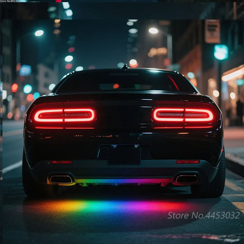 

35 inch For Dodge Ram Charger Durango Challenger Journey Caliber Car Chassis Light LED Strip Warning Multi Color Bluetooth 12V