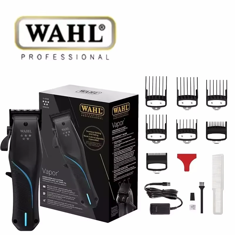 Профессиональная машинка для стрижки волос Wahl Vapor 8148 Magic Clip Senior Barber, беспроводная машинка для стрижки волос, триммер для волос и бритва с фольгой для парикмахеров и стилистов