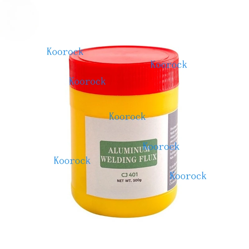 QJ401 Aluminum Brazing Flux Low Temp Aluminum Solder Powder for Aluminum & Alloys Gas Welding 560°C 500g/Bottle White Powder view 6