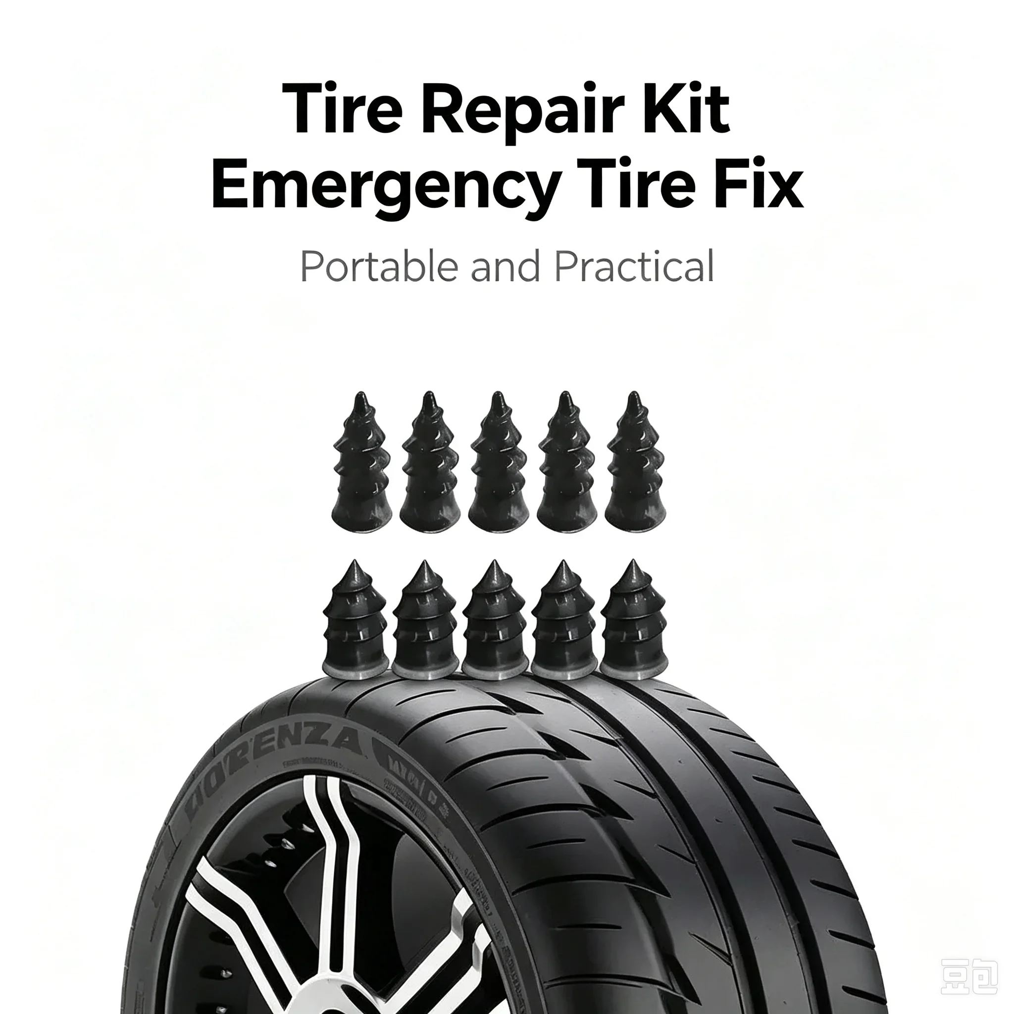 10-300pcs Motorcycle Car Vacuum Tire Repair Rubber Nails Puncture Repair Nails For Truck Scooter Bike Wheel Parts