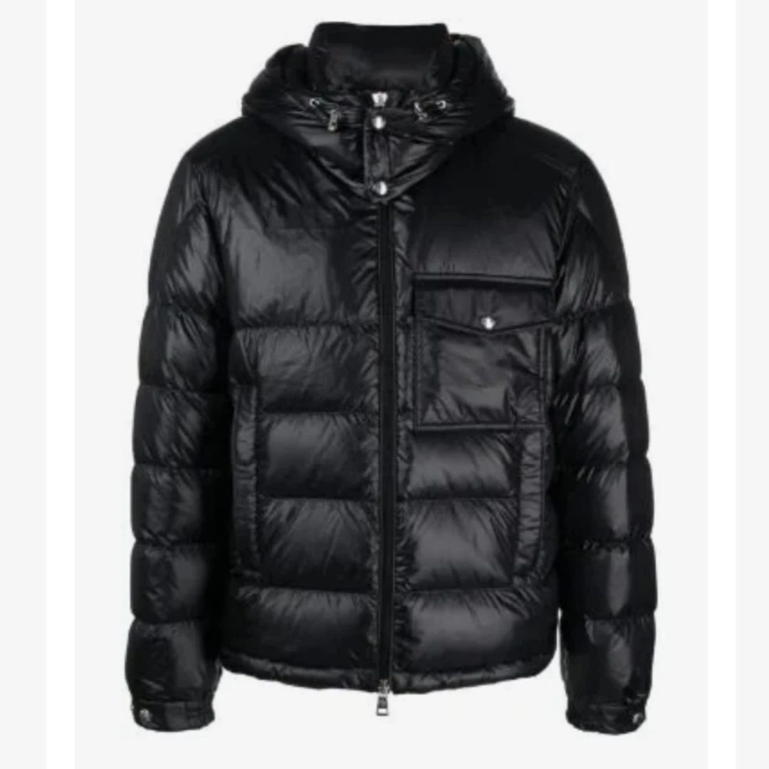 

Men winter down jacket Chest pocket decoration 95% white goose down Leisure warm coat Can be used at -35 degrees Celsius