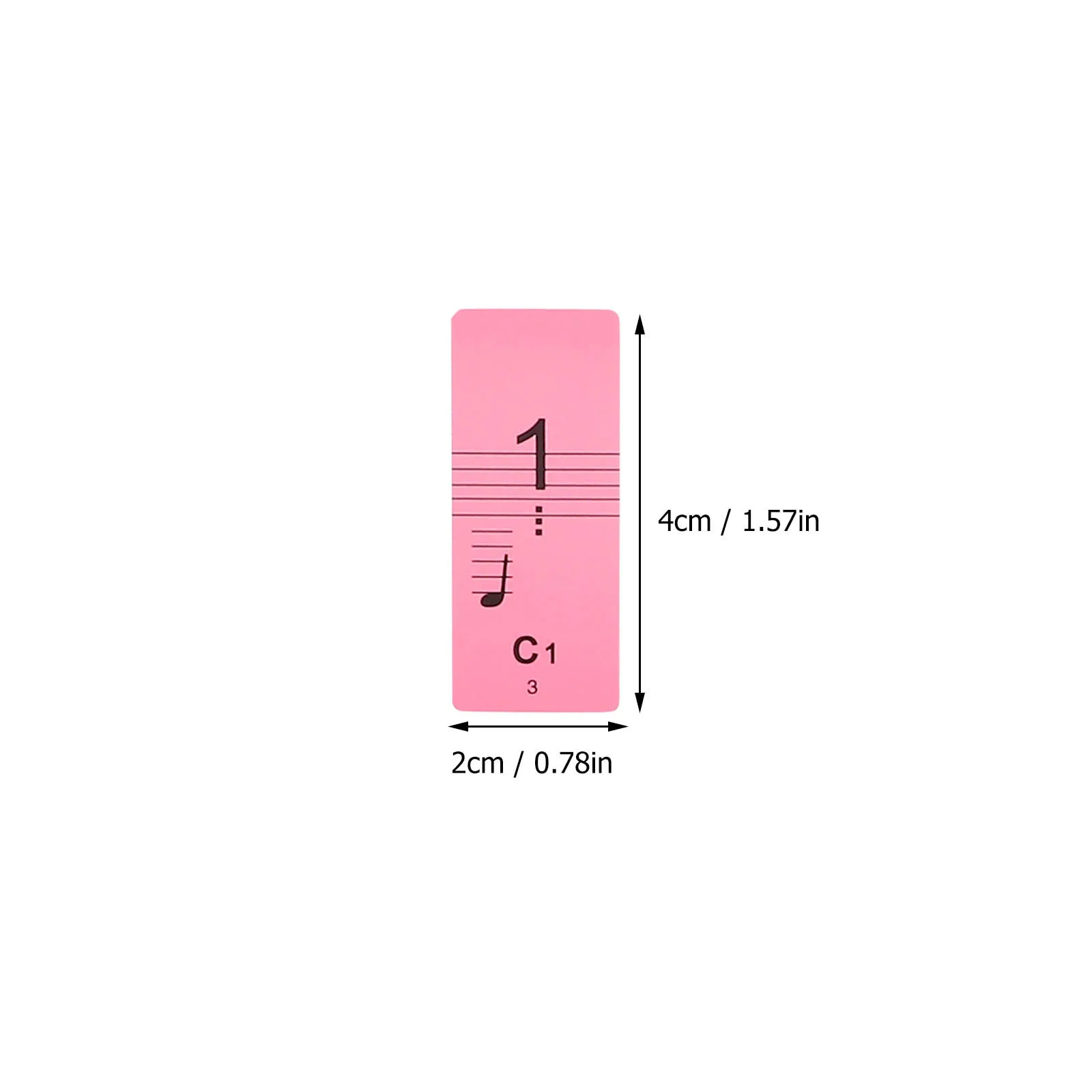 2 قطعة ملصق البيانو مقاوم للماء مضاد للعرق سهل التركيب إزالة دائم ممارسة المعونة للمبتدئين ملصق البيانو التسمية #3