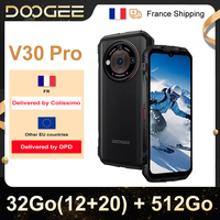 DOOGEE V30 pro Smartphone robust 512 Go mAh 33W 200MP camera fast charging IP68 Phone 5G NFC GPS