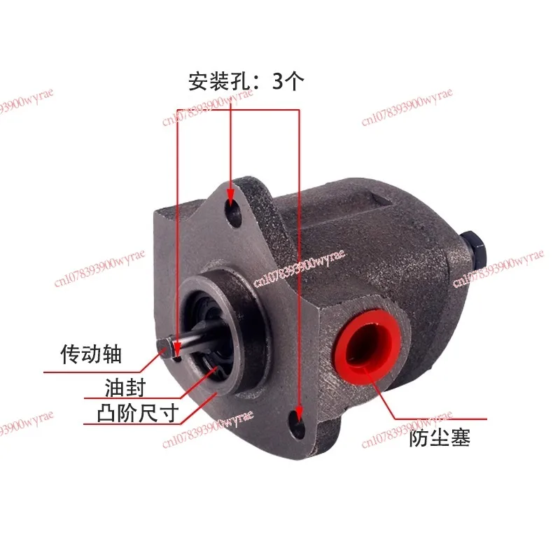 Triangle pump Cycloid Lubricating Oil pump TOP-10A Motor device 11A 12A 13A