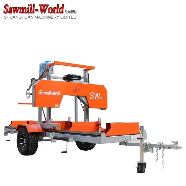 Sawmill-World Cheap Mini Wood Sawmill Machine,Wood Cutting Band Sawmill,-Diesel Portable Sawmill