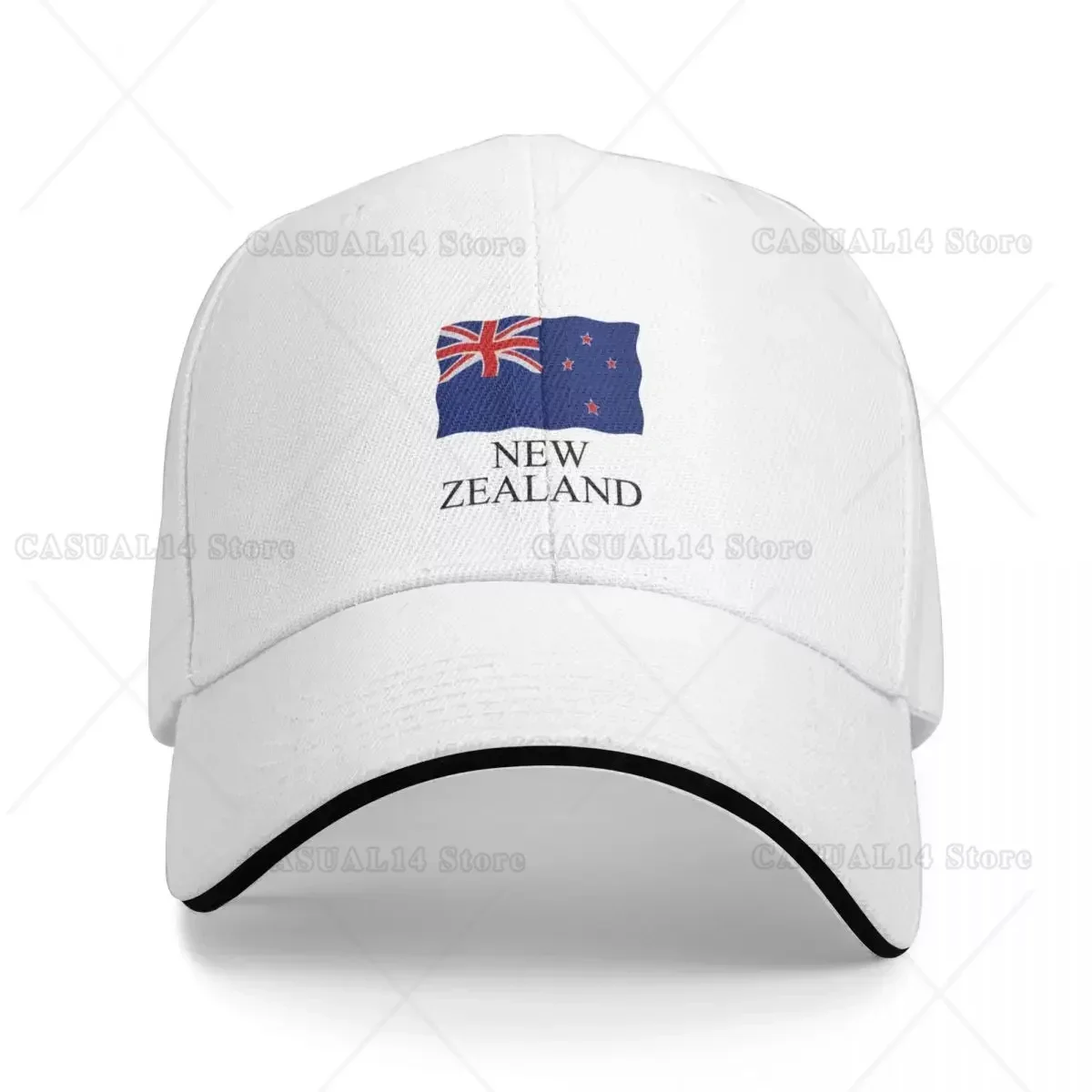 New Zealand Flag Cap Baseball Cap Gentleman Hats Golf Hat Women Men's Autumn Spring Streetwear for Sun Protection