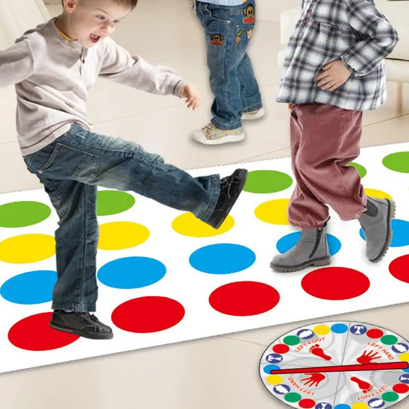 Twisting Game For Kids Activity Mat Floor Game Party Games For Fun Family Game Night Twist Poses Large Mat Balance Mat