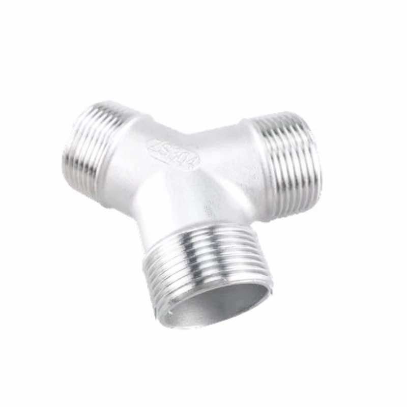 304 Stainless Steel Y-way Internal Thread 45 Degree Inclined Tee Internal Thread Three-way Three-way Interface One-thirds Pipes