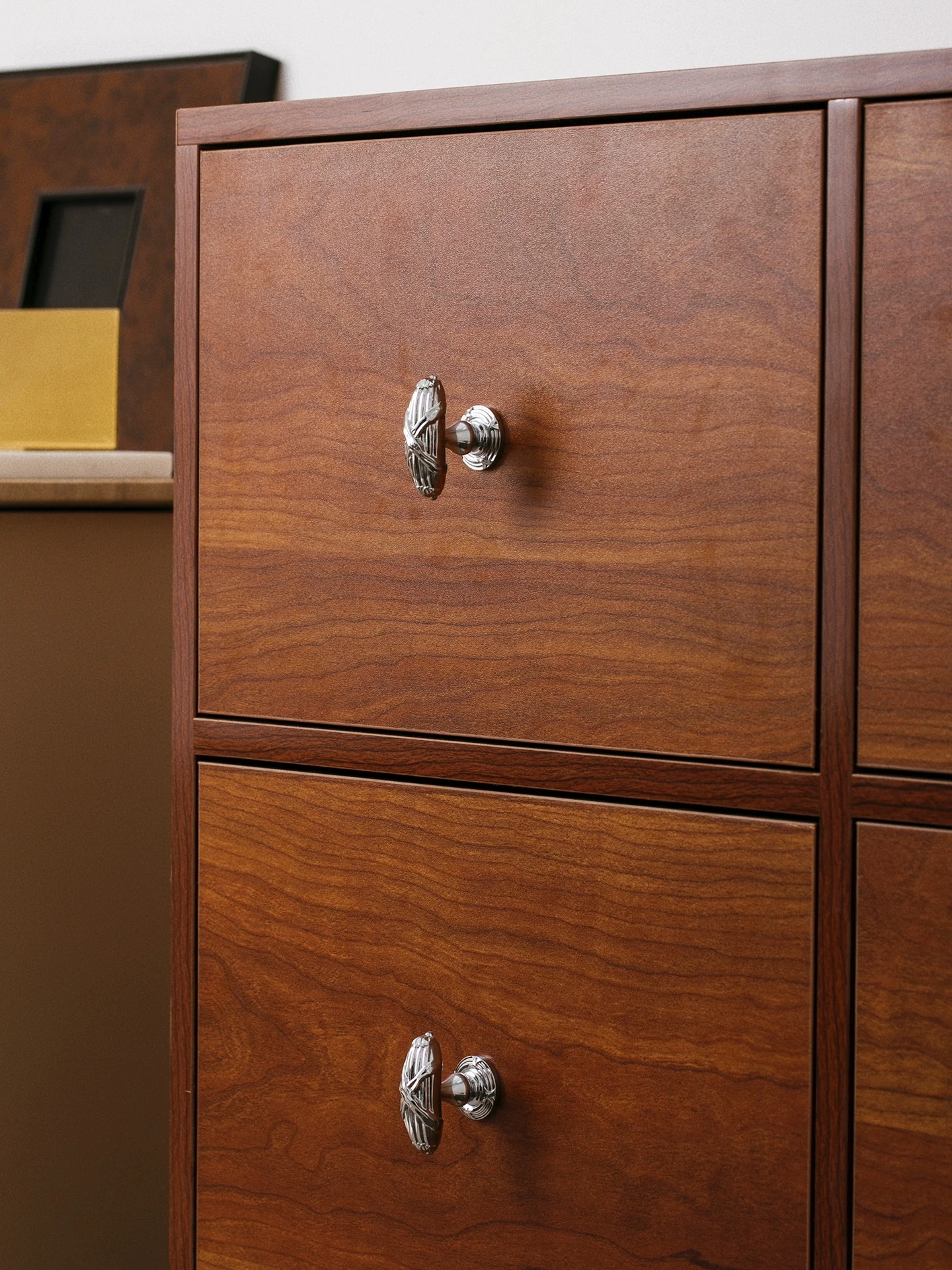 Furniture French Solid Brass Silvery Handles Shiny Bedroom Cabinet Door Pulls Wardrobe Door Handles Drawer Single Hole Knobs