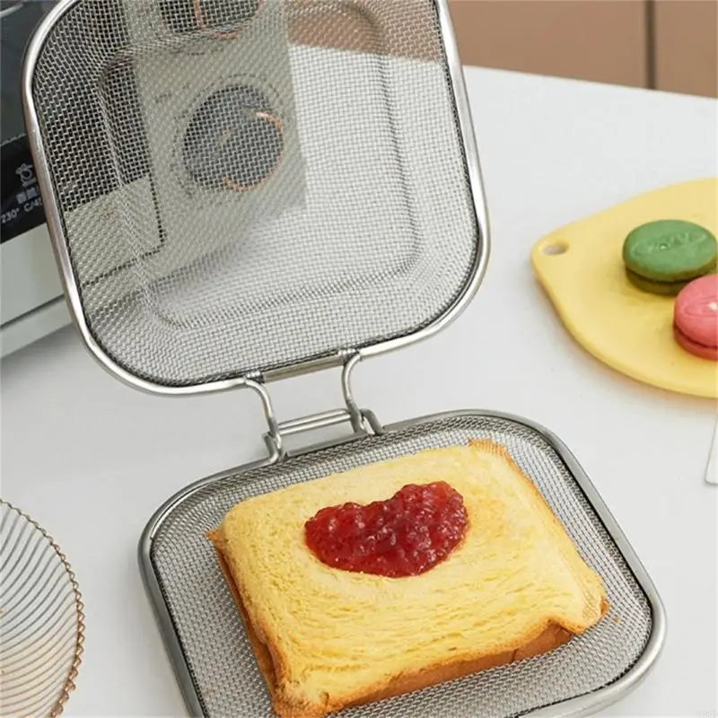 Net boulangerie en acier inoxydable Sandwich Gilling Mesh Kitchen Sandwich Rôtir du filet