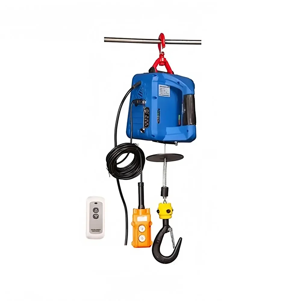 FOR 500KG Load Portable Electric Winch Traction Hoist Manual/Remote Control/Wire Control Electric Hoist 220V/110V Hoist Lifting