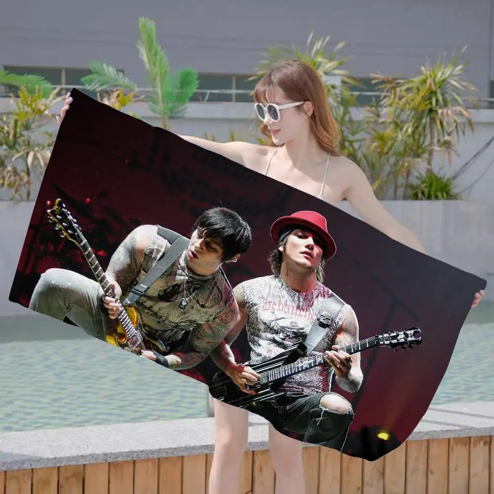 Rock Band Avenged S-Sevenfold Big Microfiber Beach Towels Quick Dry Towel Sand Beach Towels Pool Towel for Travel Swim Pool Yoga