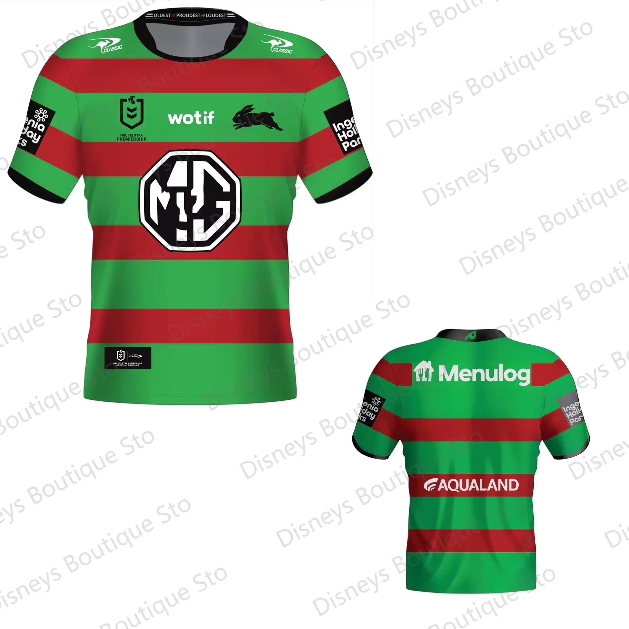 2024 New Arrival Summer Australian NRL South Sydney Rabbitohs  Jersey Training Jersey Kid Uniform For Adult&Kid Kit