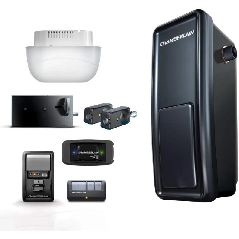 

Умный механизм открывания гаражных ворот — настенный монтаж — управление смартфоном myQ — ультра тихий прямой привод, экономия места, модель R