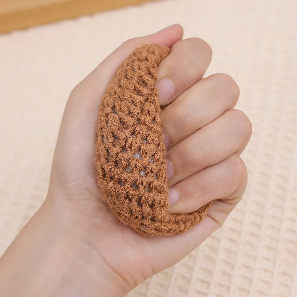 Cute Woolen Knitting Simulation Mini Potato Toys Cotton Filled Extrusion Slow Rebound Doll Ornament Kids Stress Relief Toy Gifts