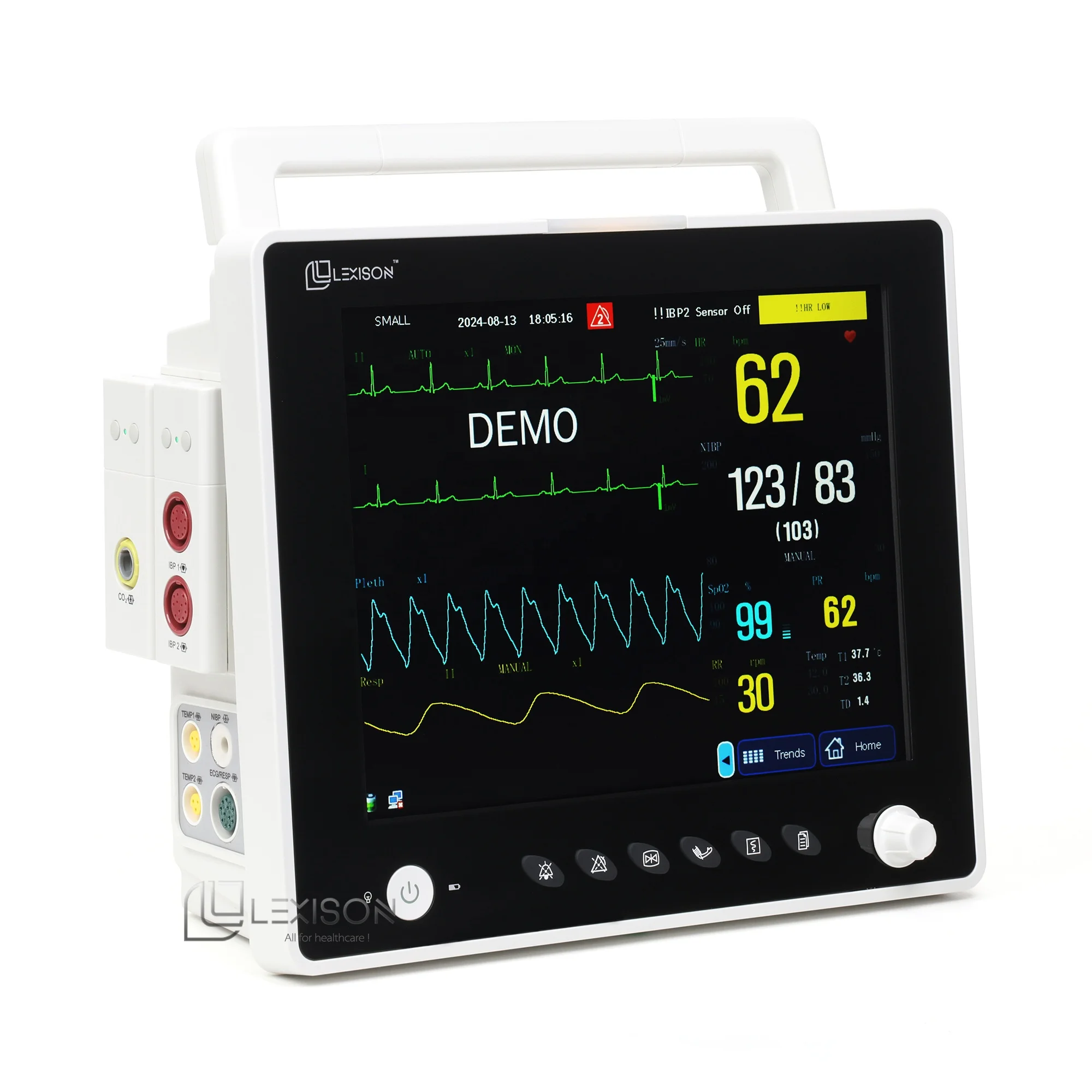 PPM-T12MV 12.1-inch Modular Multiparameter Veterinary Patient Monitor for Animals