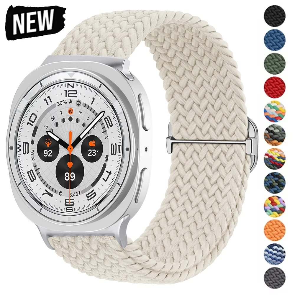 النايلون الرياضة الفرقة لساعة سامسونج جالاكسي 8 حزام 40 مللي متر 44 مللي متر اكسسوارات حزام الساعات مطاطا كوريا غالاكسي ساعة 8 سوار كلاسيكي