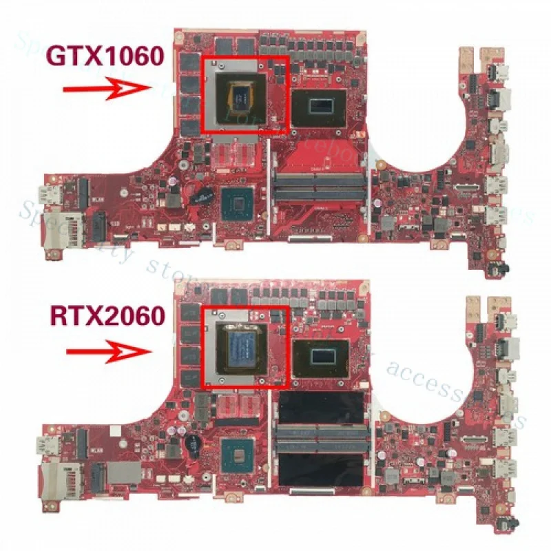 A++For ASUS GL504GS GL504GW GL504GM GL504GV GL504G i5 i7 8th CPU Laptop Motherboard