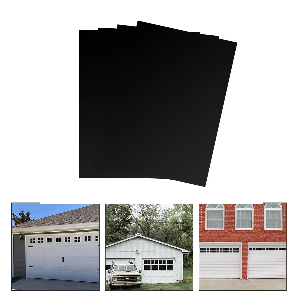 16 Pcs Rubber Magnet DIY Privacy Magnetic Materials Pvc Panel Garage Door Panes Fake Window Faux Windows