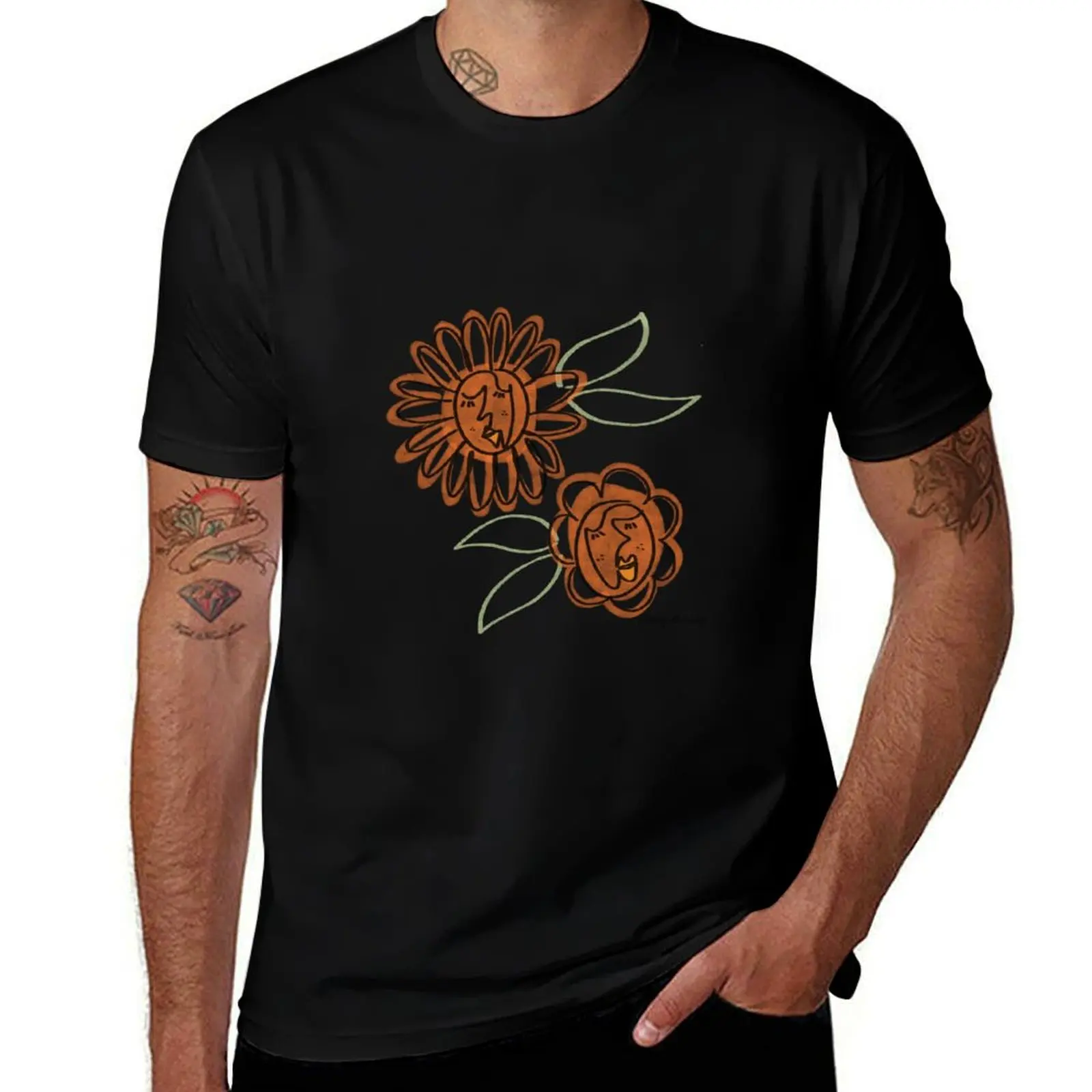 

Bosom Friends T-Shirt men t shirt cotton 100% t shirts for man pack cotton