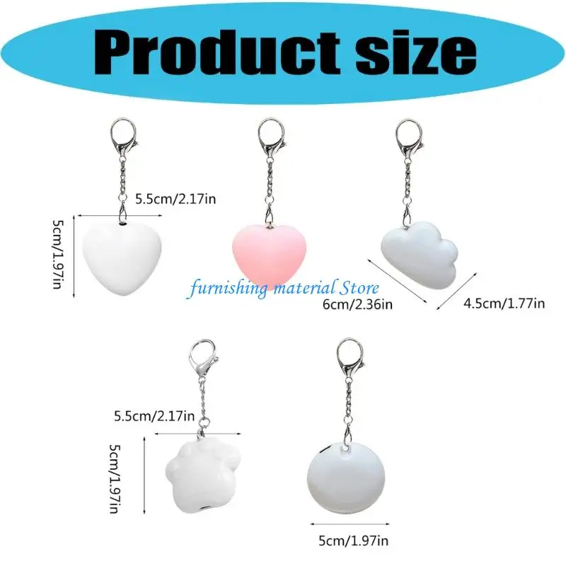 Y5GD 5Pieces Eye Protecting Soft Glowing Night Lights Rechargeable Compact Design