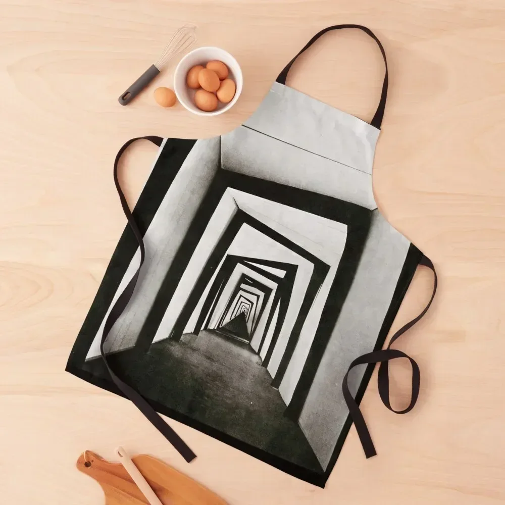 

Hypno Corridor Apron men's barbecue Kitchen Man Kitchen Front Apron