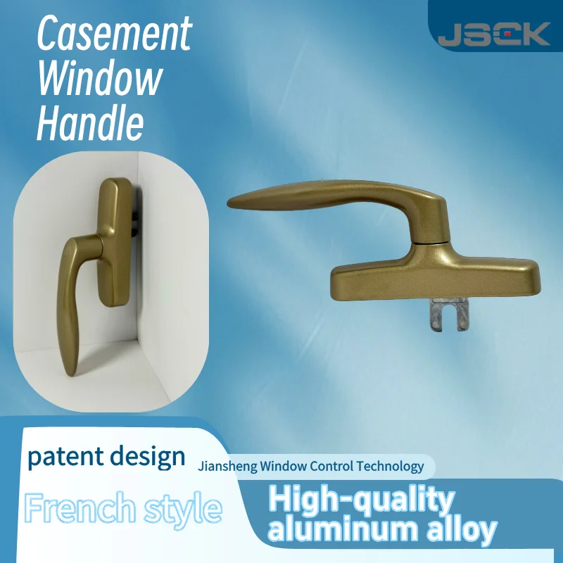 

French Style Handle Internal Opean Broken Bridge Aluminum Garden Balcony Sun room Door Window Simple Atmosphere High Quality