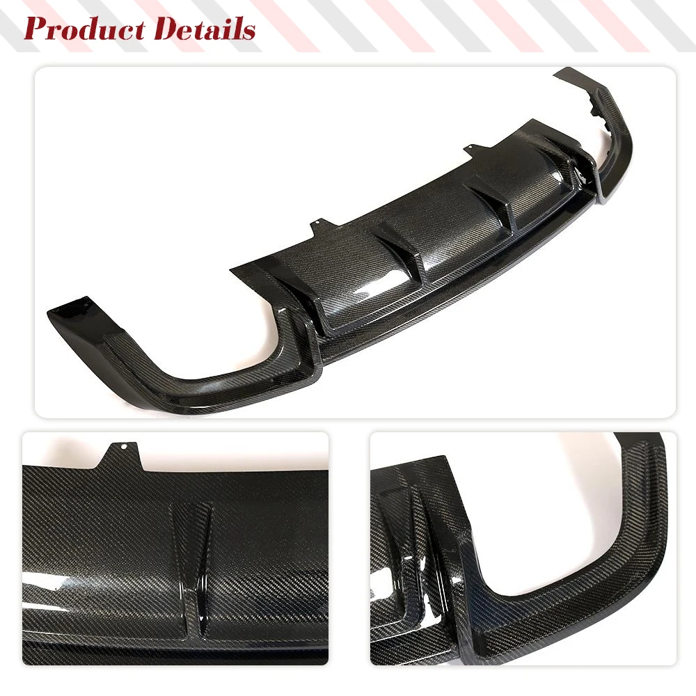 For Audi A5 Sline S5 B9 Sport 2017-2020 Car Rear Bumper Lip Diffuser Car Spoiler Splitters Carbon Fiber / FRP Racing Spoiler