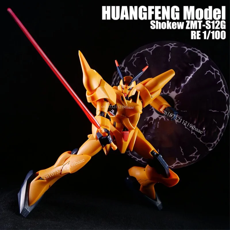 

В наличии Модель HUANGFENG Shokew RE 1/100 ZMT-S12G PB Сборочная модель Комплект фигурок Игрушечный робот Наборы пластиковых моделей Подарки