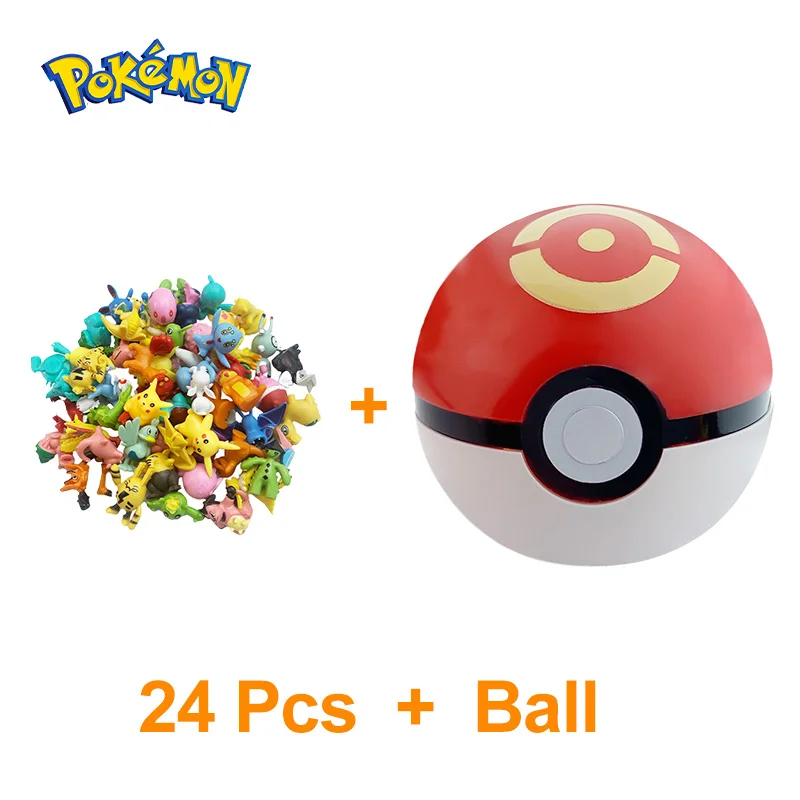 Pokemon Ball Elf Spielzeug Anime Actionfigur PokeBall Tasche Monster leerer Clip n Go Modell Pikachu Pokeball Kind Kind Weihnachten Gif