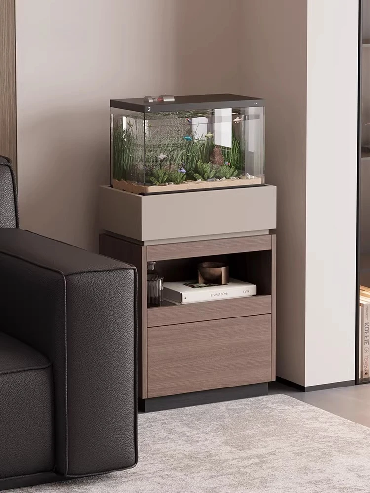 House art double sheng small fish tank cabinet load-bearing bottom cabinet adapted to Xiaomi fish tank cabinet Italian