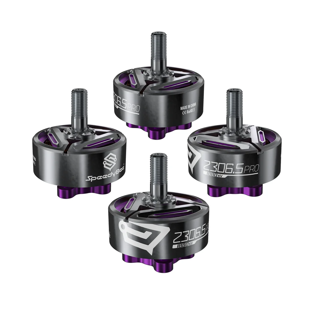 

4 шт. SpeedyBee BeeStorm 2306.5 PRO FPV двигатель 1880KV 6S