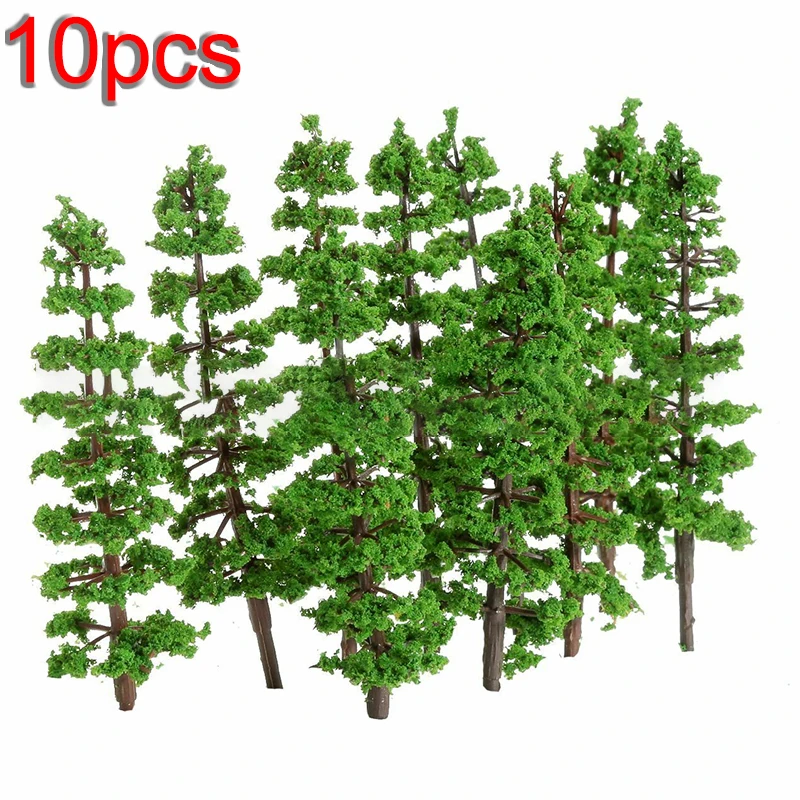 Model Trees Create An Ideal Train Railway Scenic Layout With 10 Pack Pine Trees Model High Simulation Effect And Durable