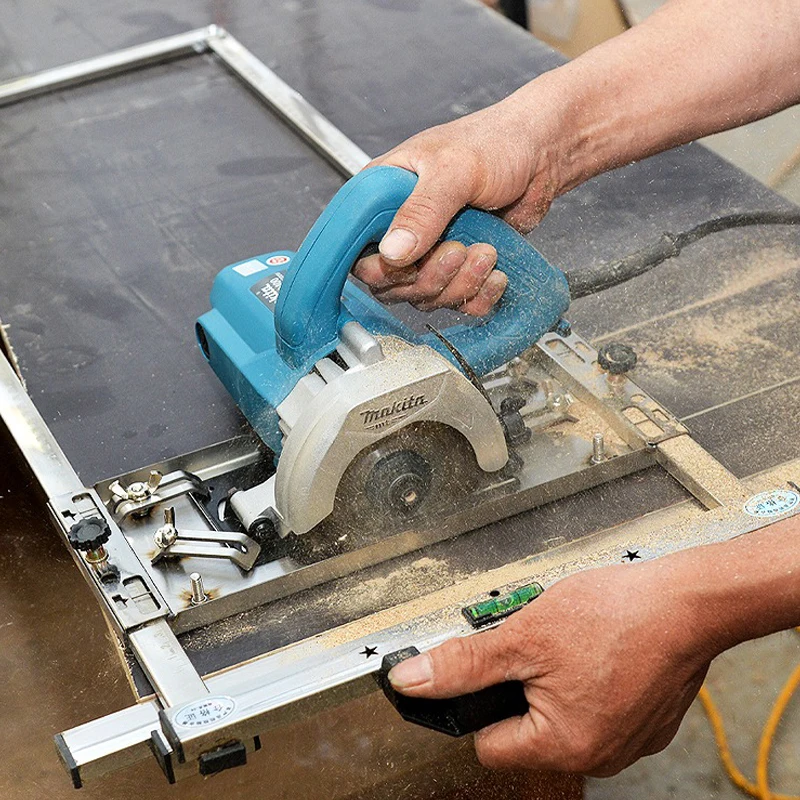 Circular Saw Guide Rail Adjustable Edge Cutting Saw Jig Wood Modified Positioning Frame Positioner Woodworking Tools 4-5