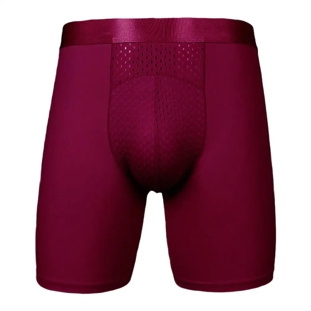 

Sexy Lingerie Men Sissy U Convex Pouch Breathable Underwear Quick Dry Boxer Shorts Seamless Briefs Elastic Underpants Knickers