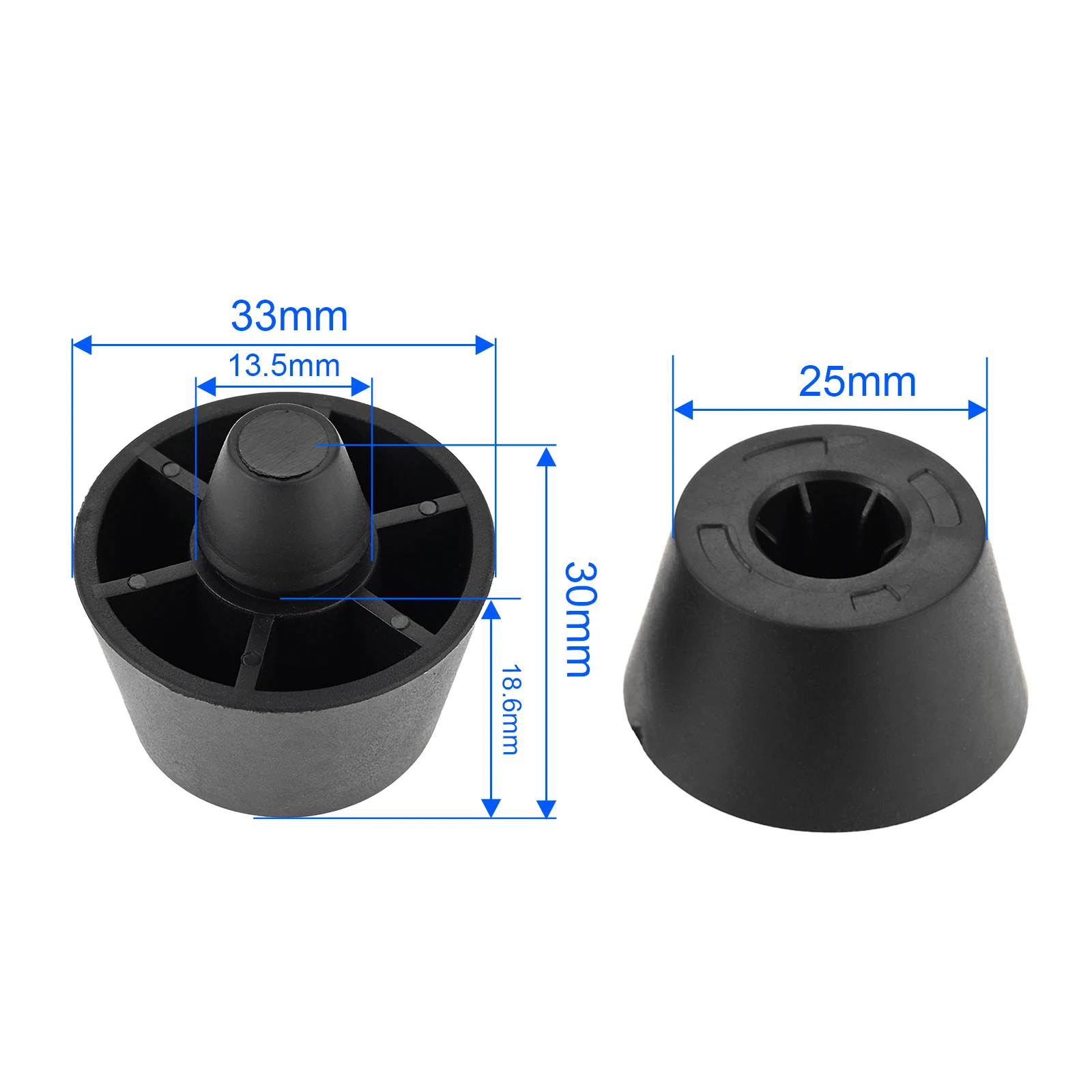 2pcs Engine Hood Cushion Block Buckle for Citroen Berlingo III Peugeot 208 2008 307 Partner III 873375 Auto Bonnet Rubber Stop