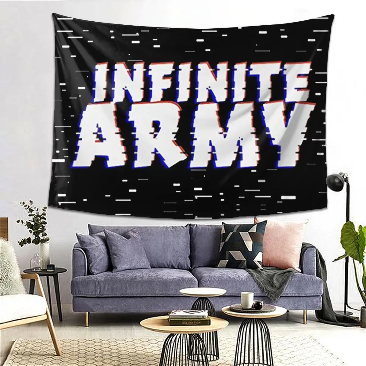 

Caylus Gaming Infinite Army Tapestry Decoration Art Aesthetic Tapestries for Living Room Bedroom Home Wall Cloth Wall Hanging
